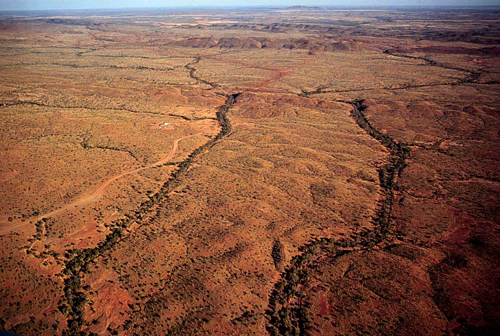 remote Kimbery country aerial view